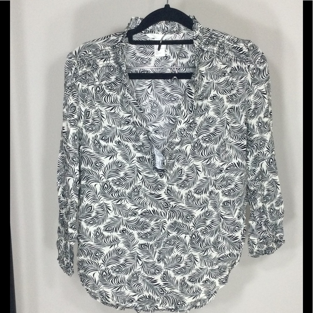 Feather Detail Top